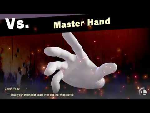 Super Smash Bros Ultimate: World of Light - Master Hand Boss Fight
