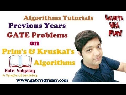 Previous Years GATE Problems on Prim's and Kruskal's Algorithms | Important