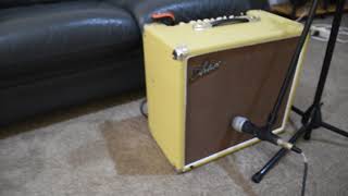 Video thumbnail for Artist TweedTone 20R amp - clean channel demo by totalcontrolguitar