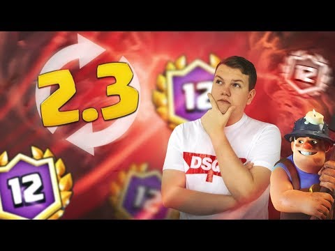 INSANE CYCLE! 12 WIN 2.3 Miner Poison Quick Cycle Deck! LIVE Grand Challenge - Clash Royale