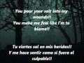 Bullet for my valentine- tears don't fall part 2 subt. español-ingles