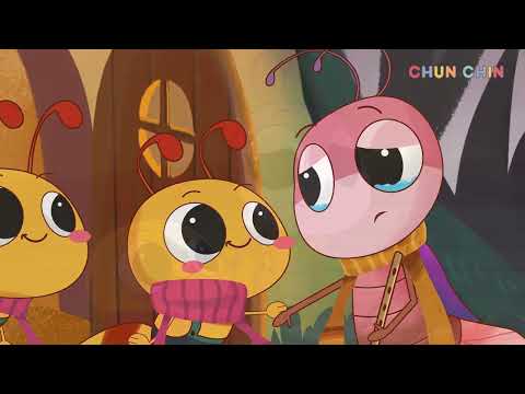 Ve Sầu Và Kiến  | Nhạc thiếu nhi hoạt hình | Chun Chin