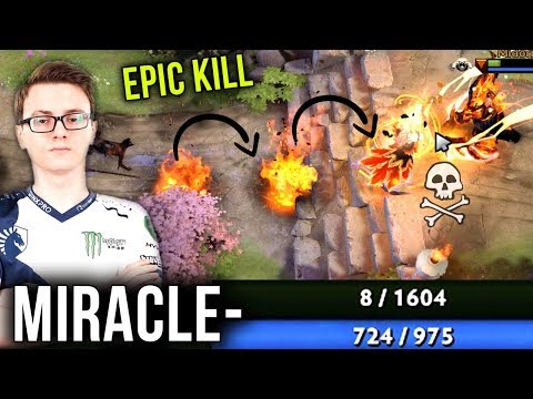 Miracle- Shadow Fiend 200IQ EPIC High Risk Plays - What A Player Dota 2