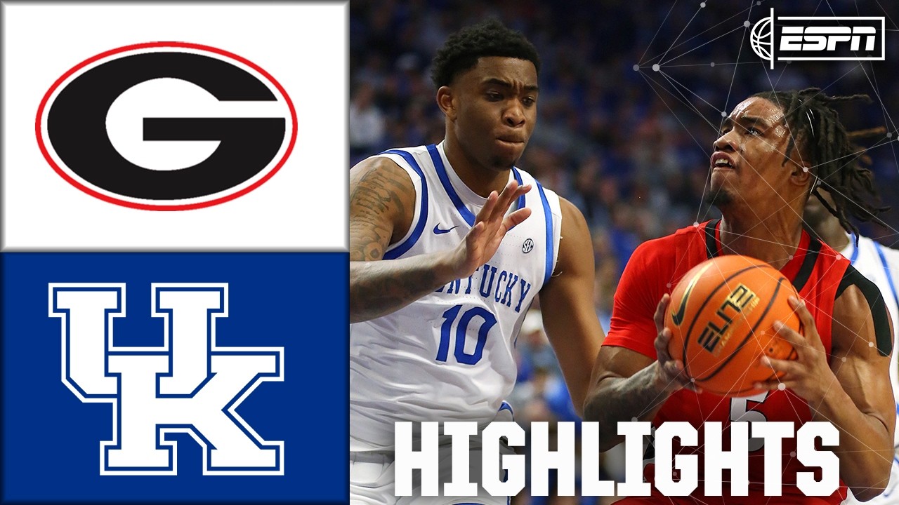RECORD NIGHT 🔥 Georgia Bulldogs vs. Kentucky Wildcats | Full Game Highlights | ESPN CBB
