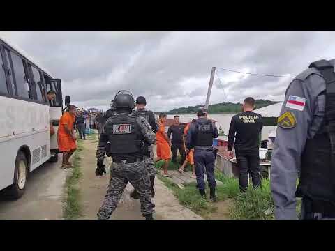 🚨 Operação transfere 28 detentos de Canutama para Manaus nesta terça (13)