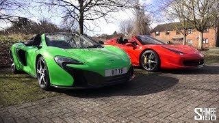 Spiders Inside-Out: McLaren 650S and Ferrari 458