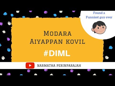 A day in my life | modara aiyappan kovil + ASSO Ice cream | #DIML