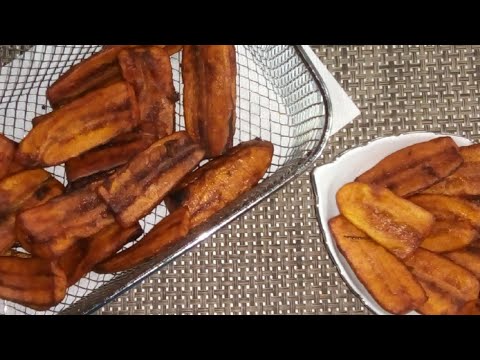 Fried Plantain | how to fry plantain | fried gonja, fried dodo. African food