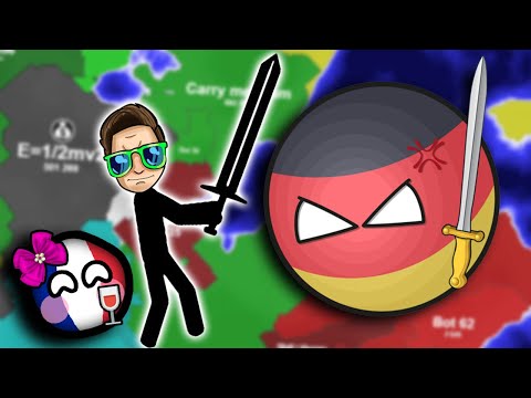 Carrying my Team in 8 Team Battle Royale in Territorial.io