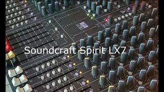Video thumbnail for Soundcraft LX7 Demo by Joseph Hasper
