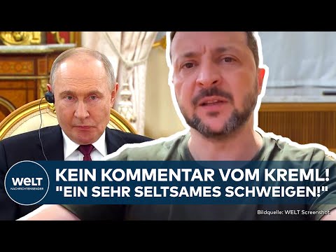 UKRAINE-KRIEG: Selenskyj bekräftigt Gesprächsangebot an Putin! "Bin bereit, in der Türkei zu sein!"