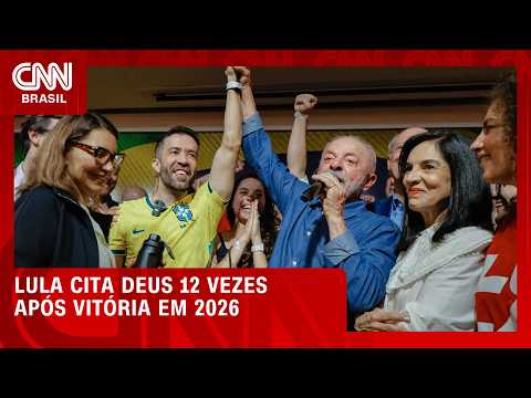 Lula cita Deus 12 vezes após vitória em 2026; recorde segue sendo 2022 | CNN Newsroom