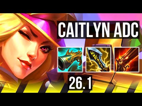 CAITLYN & Karma vs JINX & Rammus (ADC) | 5k gold comeback | KR Master | 26.1
