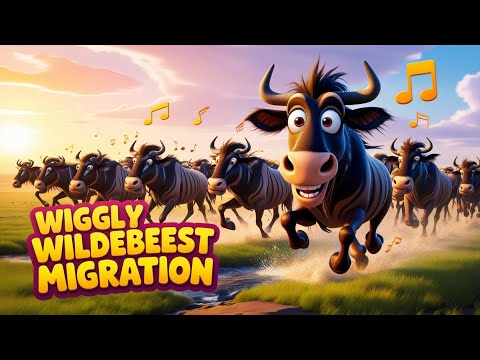 Wiggly Wildebeest - Wildebeest Embark On An INCREDIBLE Journey Across Africa's Savannas
