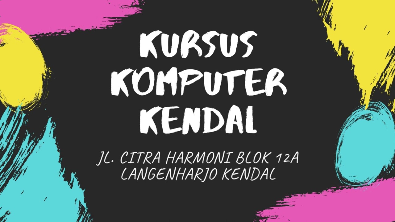 KURSUS KOMPUTER KENDAL
