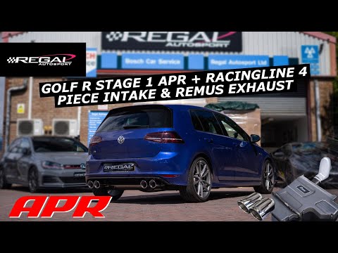 MK7 Golf R APR Stage 1 Low Torque to APR Stage 1 High Torque with Racingline Intake & Remus Exhaust