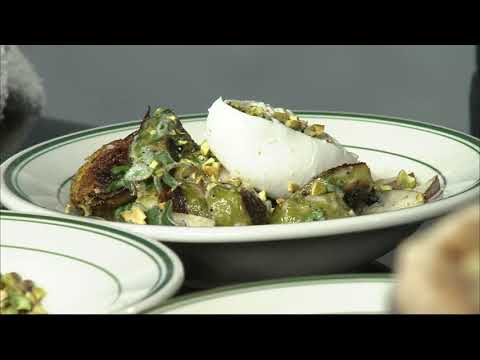 Genuine Pizza Brussels Sprouts Burrata Salad