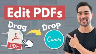 How To Edit PDF Files in Canva Free - Easy Drag and Drop
