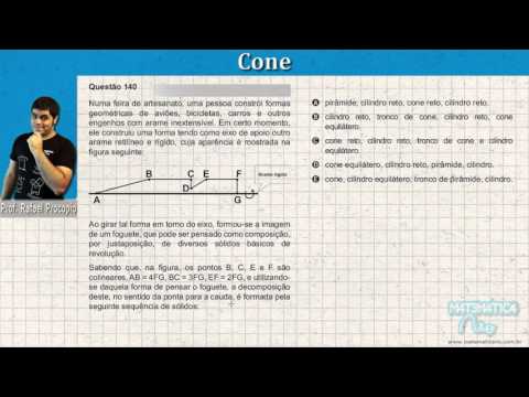 ENEM PPL 2010 Mathematics #5 - Revolution Solids
