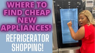 Where to find Cheap New Appliances | Refrigerator Shopping | #ShopWithMe