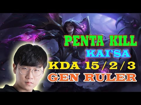 Korea Bootcamp - Gen G RULER Kai'sa VS Lucian - Penta Kill - Korea Ranked Solo HD