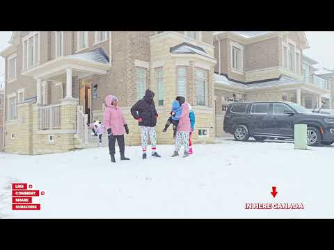 JEREMY DAMARIS FREEZING IN CANADA WEE KABA KUINUKA!