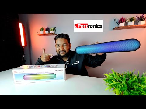 Portronics Decibel 23 16W Soundbar | Unboxing Review Sound Test | RGB LED | ₹1400 | Best Soundbar 