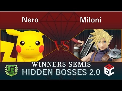 Hidden Bosses 2.0  WINNERS SEMIS - Nero (Pikachu) vs Miloni (Cloud)