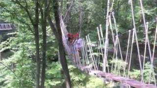 preview picture of video 'Hocking Hills Canopy Tours Zipline 2011'