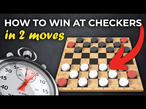 How To Win At Checkers In 2 Moves