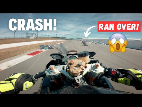 INSANE TRACKDAY CRASH - R6 VS S1000RR VS GSXR 600