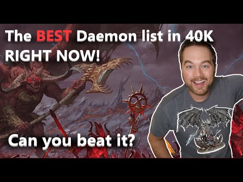 Warhammer 40k's BEST Chaos Daemon list Currently in 10th Edition.