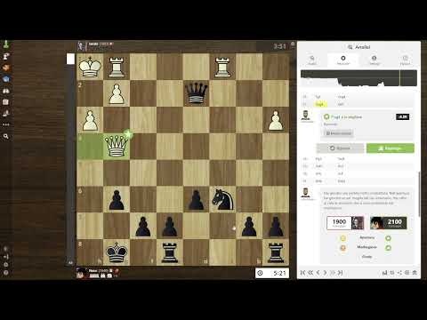 La mia scalata verso i 2000 chess.com, 60 partita