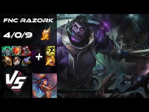 Fnatic Razork JUNGLE Dr. Mundo vs Lillia - EU Grandmaster Patch 25.S1.7