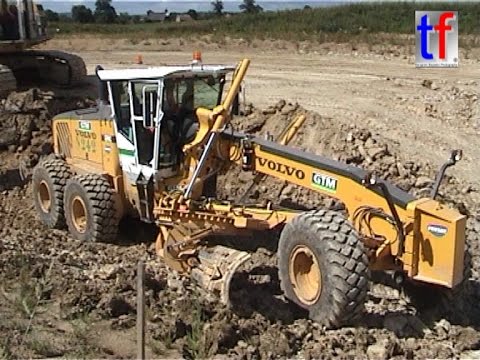 VOLVO G990 Grader / LGV Rhin-Rhône, Lot B3, Magny le Grand, France, 11.09.2007.