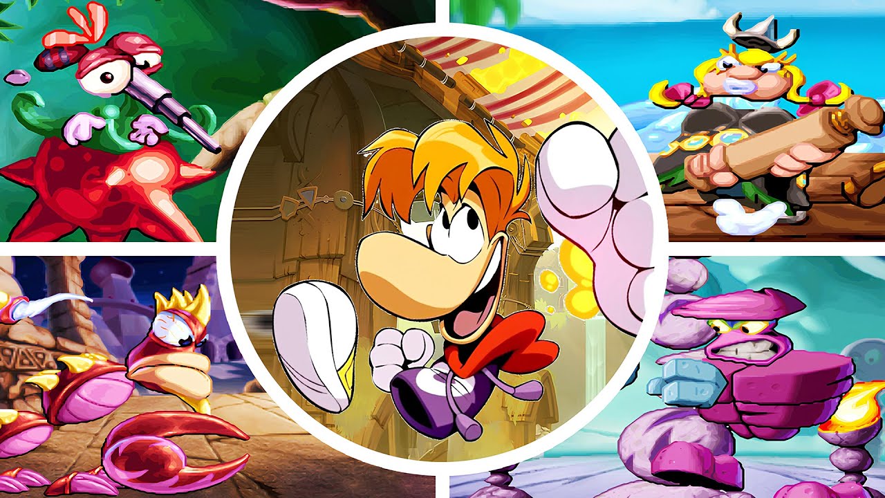 Rayman UHD - All Bosses + Ending