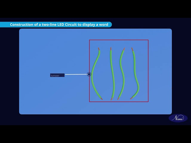 Display a word on a two line LED