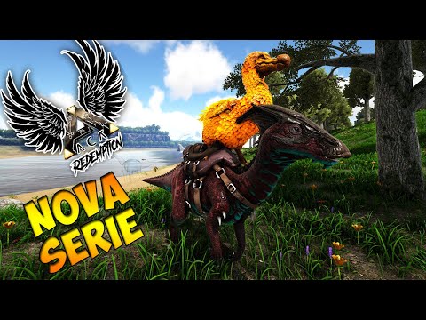 NOVA SÉRIE NO MAPA MAIS BOLADO!!! ep.01 - ARK ACA REDEMPTION VOLCANO