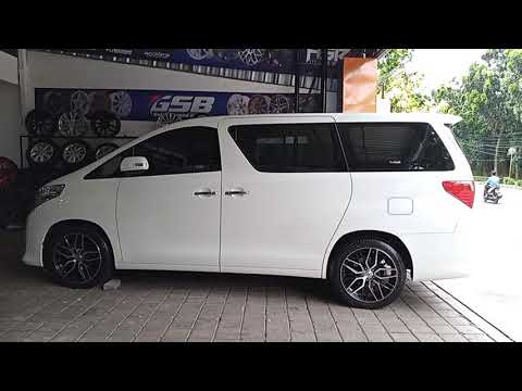 modif Toyota Alphard jadi ganteng pakai velg HSR botain R19x85