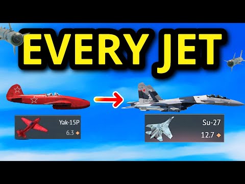 I GOT 1 KILL WITH EVERY JET INGAME (from low tier to top tier ussr)