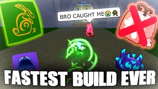 I CREATED The FASTEST KITSUNE + MINK V4 BUILD To HUNT EVERY PAIN USER In Blox Fruits...(PVP)