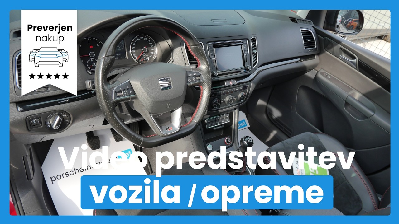 Seat Alhambra FR 2.0 TDI - PANORAMA - MEMORY - VL.NAPRAVA