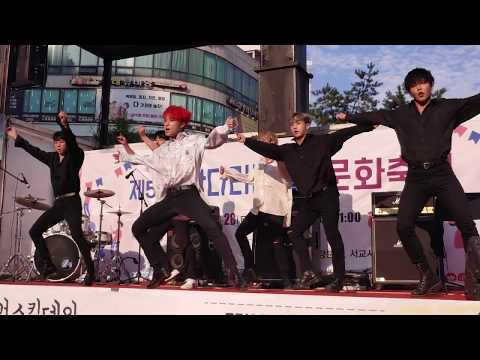 DOB. SIXC 'MOVE' COVER. DYNAMIC FANTASTIC PERFORMANCE AT HONGDAE VILLAGE FESTIVAL.