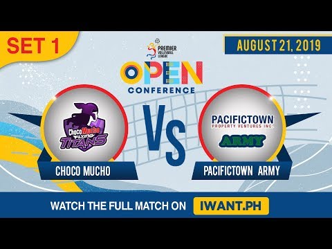 SET 1 | Choco Mucho vs. PacificTown-Army | August 21, 2019(Watch the full game on iWant.ph)