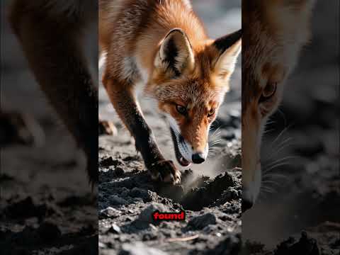 A Fox Survived a Volcano Eruption… Covered in Ash | Viral Animal Shorts