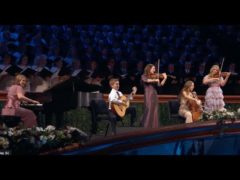 Sound of Music Medley "Live" - Jenny Oaks Baker & Family Four with Tabernacle Choir at Temple Square