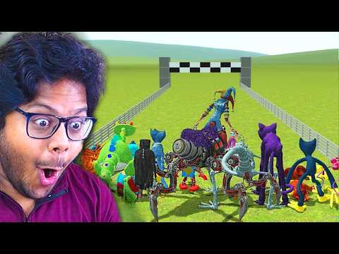 WHO is the FASTEST POPPY PLAYTIME MONSTER!? (Poppy Playtime Chapter 1, 2, 3, 4, 5, 6) | AYUSH MORE 😱