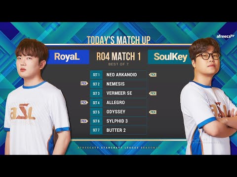 [ENG] ASL S14 Ro.4 Match 1 (Royal vs Soulkey) - ASL English (StarCastTV English)