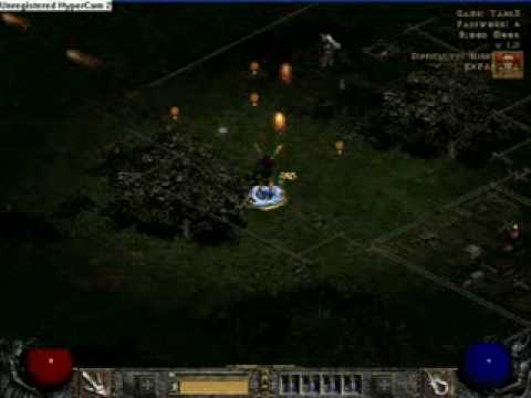 Diablo II Sorceress Duels godly duel pk char build