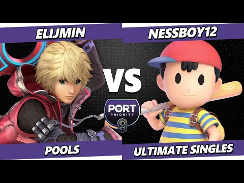 Port Priority 9 - Elijmin (Shulk) Vs. Nessboy12 (Ness) Smash Ultimate - SSBU